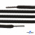 Шнурки #106-09, круглые 130 см, цв.чёрный - купить в Ессентуках. Цена: 21.92 руб.