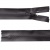 Молния водонепроницаемая PVC Т-7, 20 см, неразъемная, цвет (301)-т.серый - купить в Ессентуках. Цена: 21.78 руб.