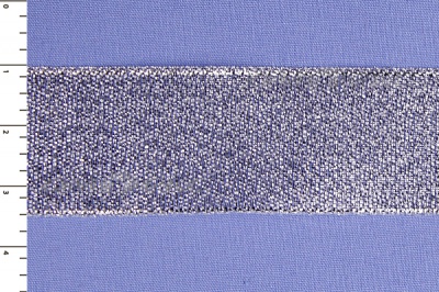 Лента парча MR-25, 25мм (33 м)  серебро - купить в Ессентуках. Цена: 403.62 руб.