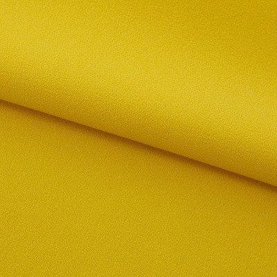Креп стрейч Амузен 14-0756, 85 гр/м2, шир.150см, цвет жёлтый - купить в Ессентуках. Цена 194.07 руб.