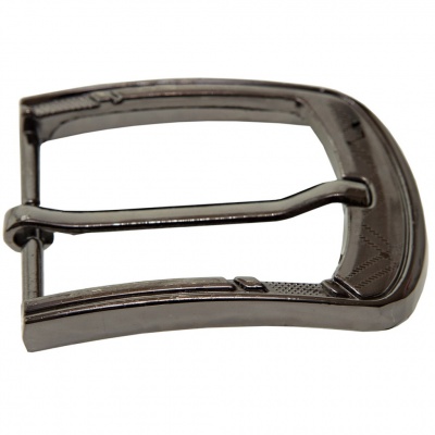 Пряжка металлическая для мужского ремня SC035#3 (шир.ремня 40 мм), цв.-тем.никель - купить в Ессентуках. Цена: 43.93 руб.