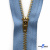 Молнии джинсовые металл т-4, 18 см латунь (YG), цв.-деним (231) - купить в Ессентуках. Цена: 21.57 руб.