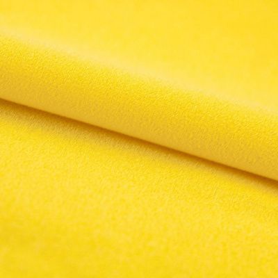 Креп стрейч Амузен 12-0752, 85 гр/м2, шир.150см, цвет жёлтый - купить в Ессентуках. Цена 194.07 руб.