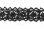 Тесьма кружевная 0621-1567, шир. 15 мм/уп. 20+/-1 м, цвет 080-чёрный - купить в Ессентуках. Цена: 471.74 руб.