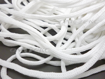 Шнур В-036 4 мм мелкое плетение 100 м белый - купить в Ессентуках. Цена: 2.02 руб.