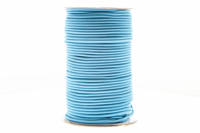 0370-1301-Шнур эластичный 3 мм, (уп.100+/-1м), цв.168 - голубой - купить в Ессентуках. Цена: 459.62 руб.