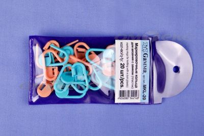 Кольцо маркировочное пластик МКL-12, 30 мм для вязания (12 шт) - купить в Ессентуках. Цена: 119.89 руб.