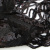 Трикотажное полотно с пайетками, шир.130 см, #311-бахрома чёрная - купить в Ессентуках. Цена 1 183.35 руб.