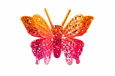 Бабочка декоративная пластиковая #10 - купить в Ессентуках. Цена: 7.09 руб.