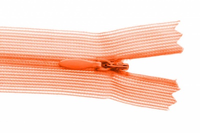 Молния потайная Т3 849, 50 см, капрон, цвет оранжевый - купить в Ессентуках. Цена: 8.87 руб.