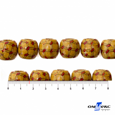 0189-Бусины деревянные "ОмТекс", 17 мм, упак.50+/-3шт - купить в Ессентуках. Цена: 83.66 руб.