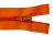 Спиральная молния Т5 849, 75 см, автомат, цвет оранжевый - купить в Ессентуках. Цена: 16.28 руб.