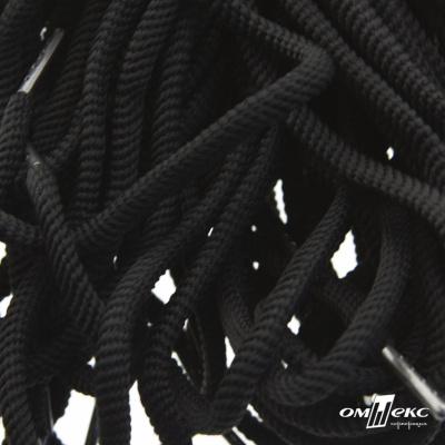 Шнурки #106-09, круглые 130 см, цв.чёрный - купить в Ессентуках. Цена: 21.92 руб.