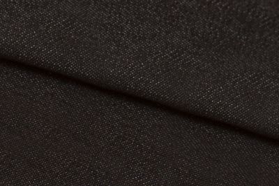 Ткань джинсовая №96, 160 гр/м2, шир.148см, цвет чёрный - купить в Ессентуках. Цена 350.42 руб.