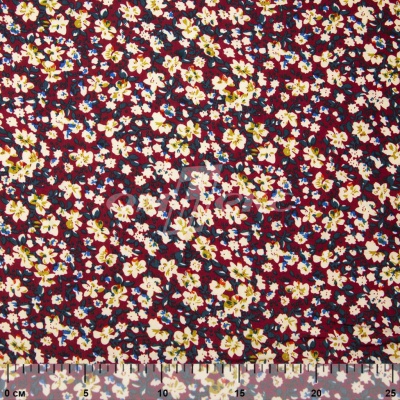 Плательная ткань "Софи" 5.1, 75 гр/м2, шир.150 см, принт растительный - купить в Ессентуках. Цена 243.96 руб.