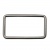 Рамка металлическая прямоугольная, 40 х 15 мм- тём.никель - купить в Ессентуках. Цена: 4.60 руб.