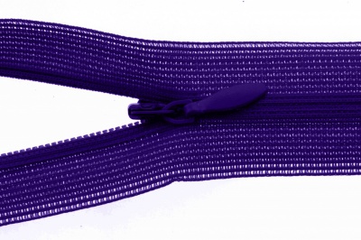 Молния потайная Т3 866, 20 см, капрон, цвет фиолетовый - купить в Ессентуках. Цена: 5.27 руб.