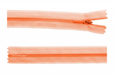Молния потайная Т3 849, 20 см, капрон, цвет оранжевый - купить в Ессентуках. Цена: 5.12 руб.