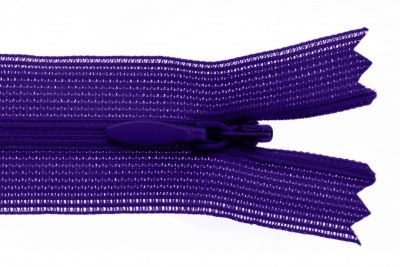 Молния потайная Т3 866, 50 см, капрон, цвет фиолетовый - купить в Ессентуках. Цена: 8.62 руб.