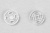 Кнопки пришивные пластиковые 11,5 мм, блистер 24шт, цв.-прозрачные - купить в Ессентуках. Цена: 59.44 руб.