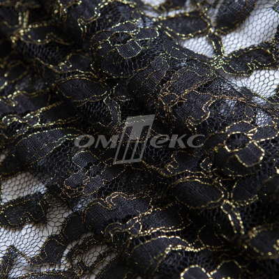 Кружевное полотно XD LACE 1-4, 80 гр/м2, шир.150см, цвет чёрный - купить в Ессентуках. Цена 245.94 руб.