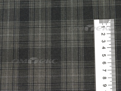 Ткань костюмная клетка 25235 2004, 185 гр/м2, шир.150см, цвет серый/бел - купить в Ессентуках. Цена 