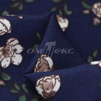 Плательная ткань "Фламенко" 3.2, 80 гр/м2, шир.150 см, принт растительный - купить в Ессентуках. Цена 239.03 руб.