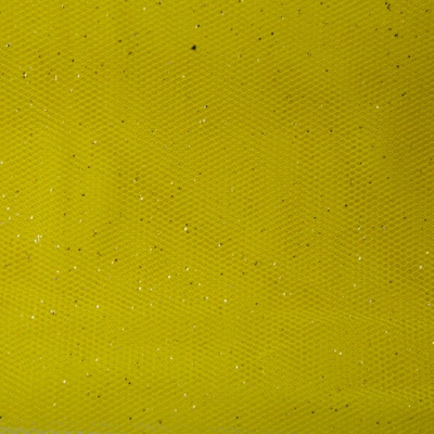 Сетка Глиттер, 24 г/м2, шир.145 см., желтый - купить в Ессентуках. Цена 118.43 руб.